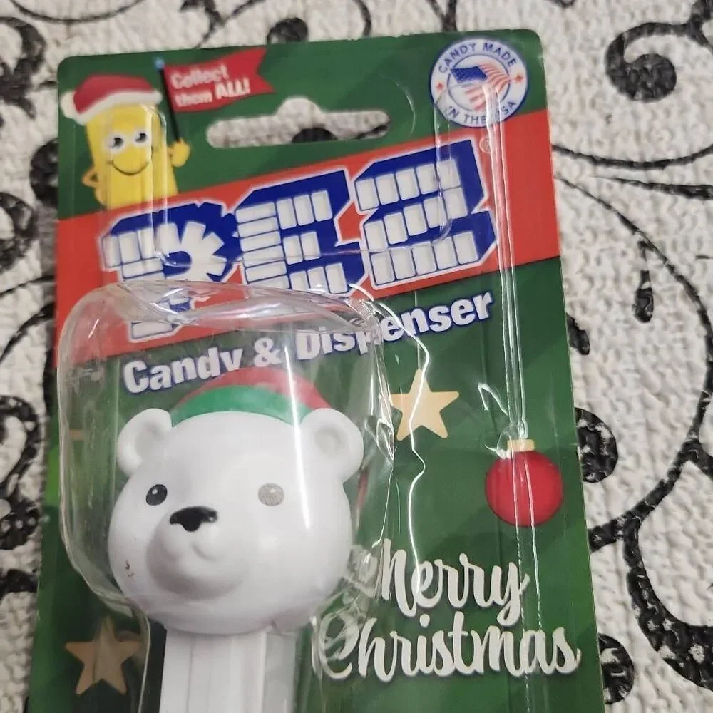 Set of Two Christmas Polar Bear Pez Dispensers